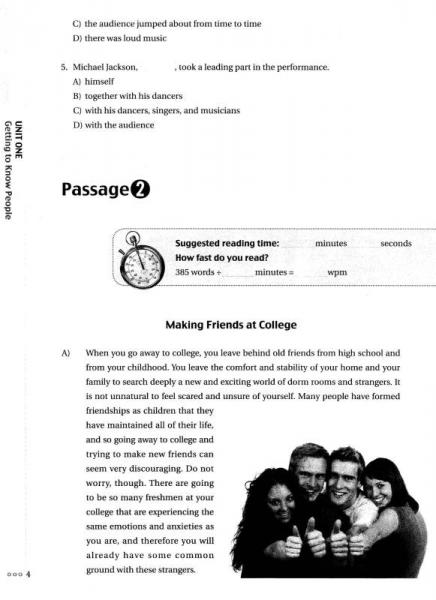 新通用大学英语进阶阅读1