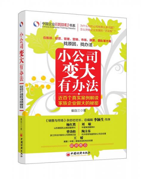 小公司变大有办法：近百个真实案例解读家族企业做大的秘密