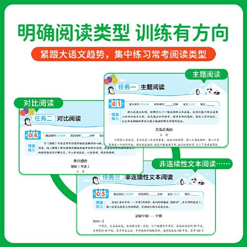 2025春阳光同学寒假阅读六年级语文阅读理解专项训练课外书人教部编版小学5年级年级练习册