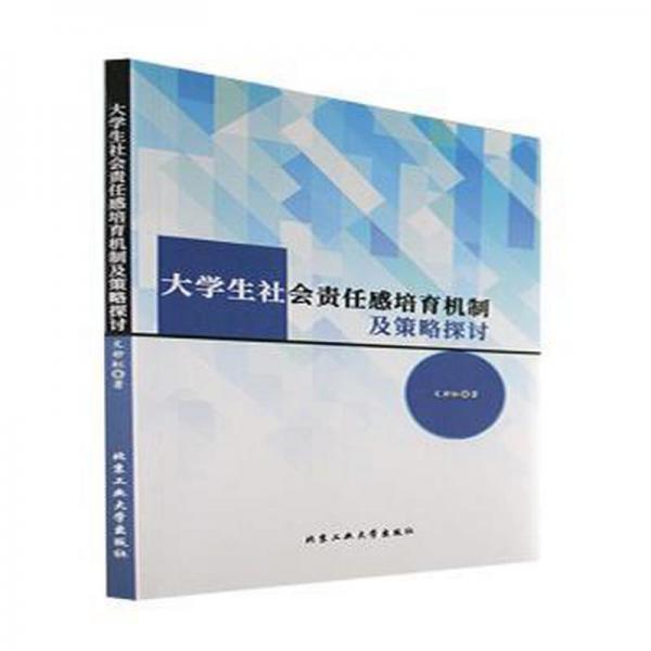 大社會責任感培育機制及策略探討 素質(zhì)教育 文妙虹著 新華正版