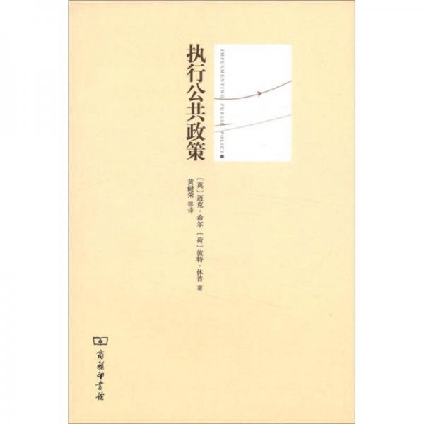 執(zhí)行公共政策
