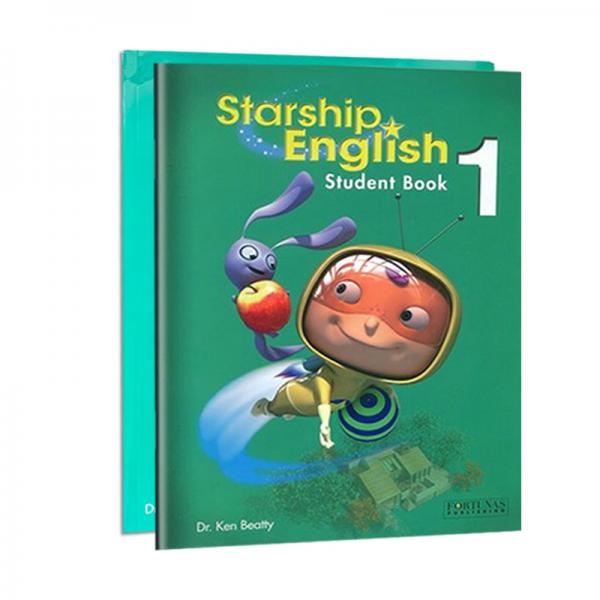 星空英语+外星兔子访地球国际英语家庭教育系列图书1级1书+1练习册+CD