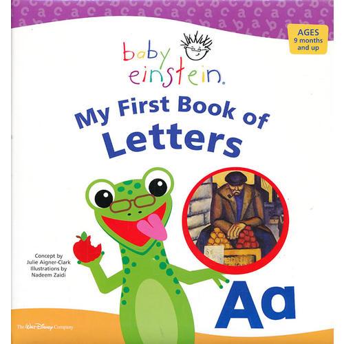 Baby Einstein: My First Book of Letters 小小爱因斯坦系列：第一本字母书(卡板书) 