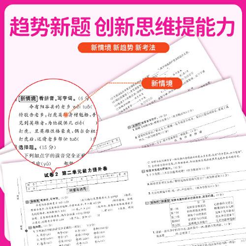 2025春阳光同学日积月累活页提优卷五年级下册语文人教版小学5年级下册专项训练