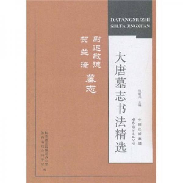 大唐墓志书法精选：尉迟敬德、贺兰淹墓志