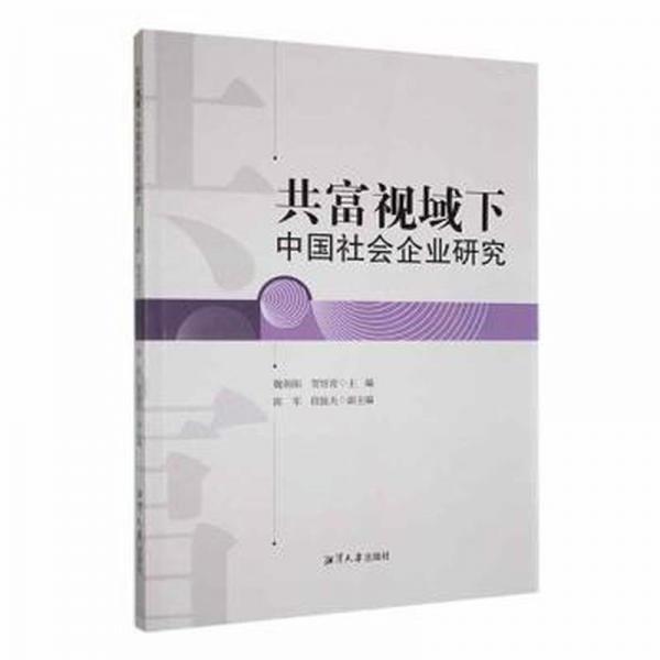 全新正版图书 共富视域下中国社会企业研究魏朝阳湘潭大学出版社9787568708289