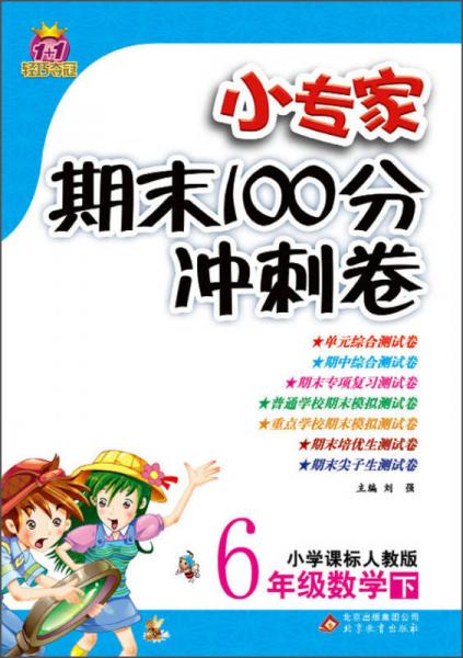 1+1轻巧夺冠·小专家期末100分冲刺卷：6年级数学（下）（小学课标人教版）（2014春）