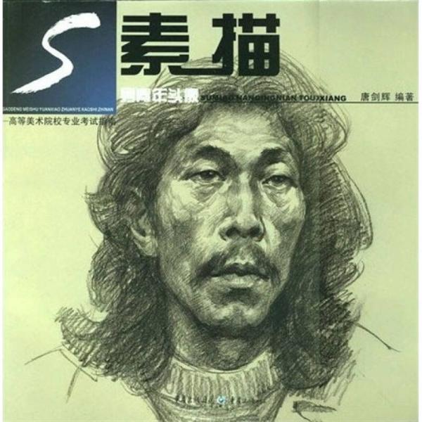 高等美術(shù)院校專業(yè)考試指南：素描男青年頭像
