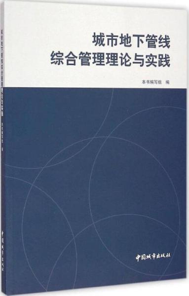 城市地下管線綜合管理理論與實踐