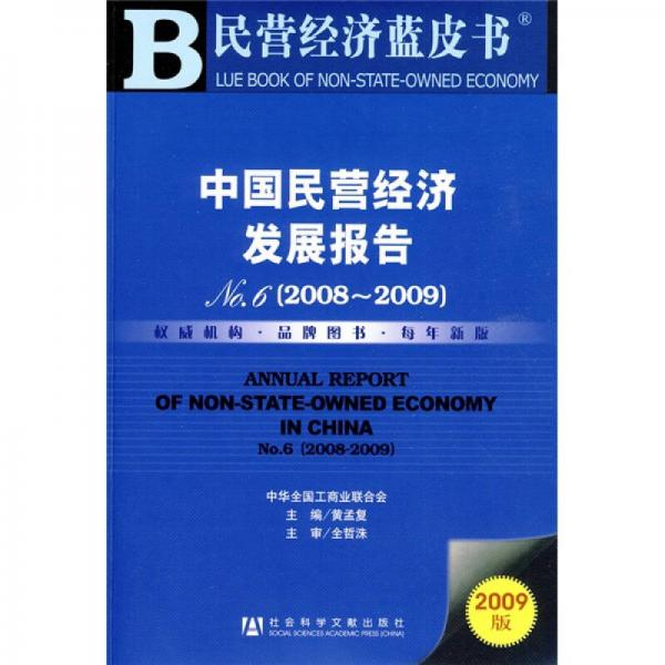 中国民营经济发展报告NO.6（2008－2009）（2009版）