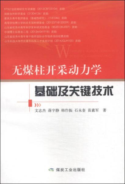 無煤柱開采動力學(xué)基礎(chǔ)及關(guān)鍵技術(shù)