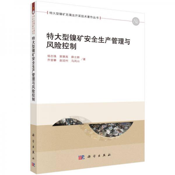 特大型鎳礦充填法開(kāi)采技術(shù)著作叢書：特大型鎳礦安全生產(chǎn)管理與風(fēng)險(xiǎn)控制