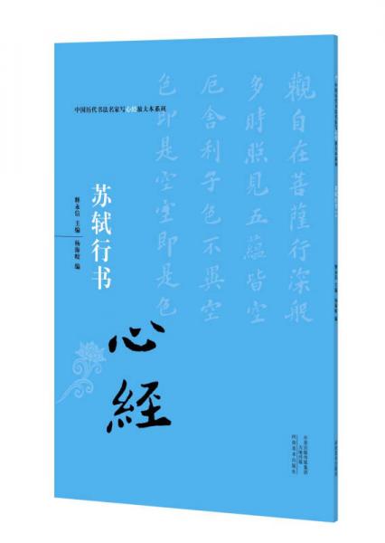 中国历代书法名家写心经放大本系列 苏轼行书《心经》