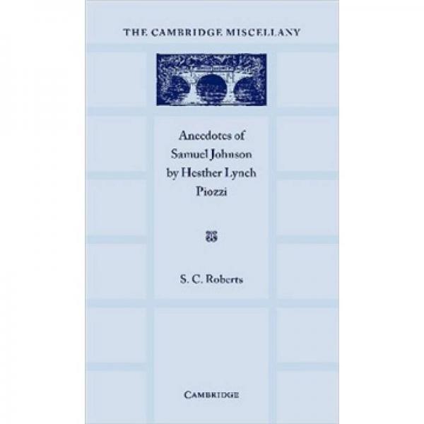 Anecdotes of Samuel Johnson