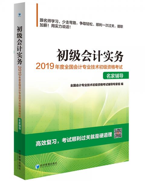 初級(jí)會(huì)計(jì)實(shí)務(wù)——2019年度全國(guó)會(huì)計(jì)專業(yè)技術(shù)初級(jí)資格考試名家輔導(dǎo)