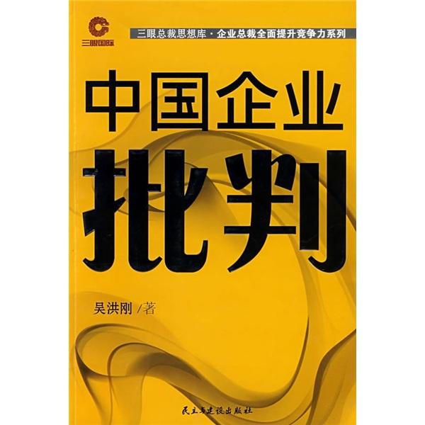 中國(guó)企業(yè)批判:透視中國(guó)企業(yè)文化、戰(zhàn)略與營(yíng)銷