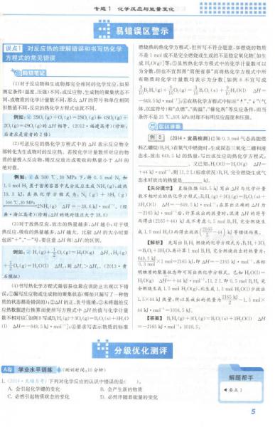 重难点手册：高中化学