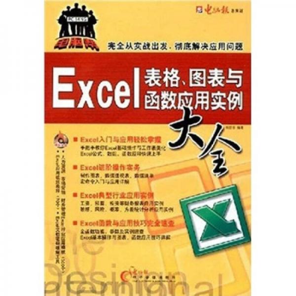 Excel表格、圖表與函數(shù)應(yīng)用實例大全