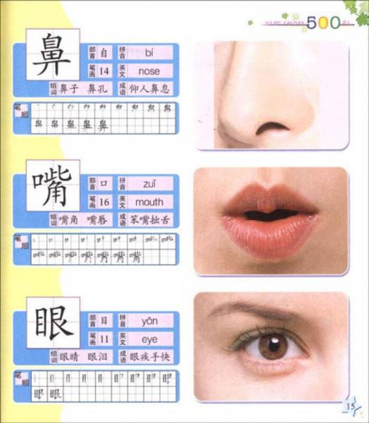 入学准备丛书：学前500字