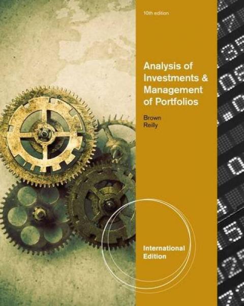 Analysis of Investments and Mangement of Portfolios，International Edition