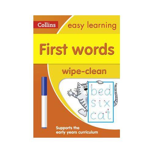 First Words: Wipe-Clean Activity Book