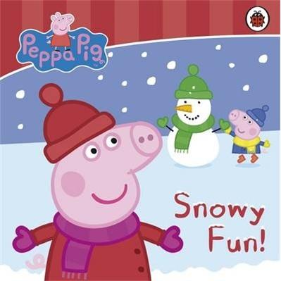 小猪佩奇粉红猪小妹：雪天乐趣纸板书/PeppaPig:Peppa\'sSnowyFun进口故事书