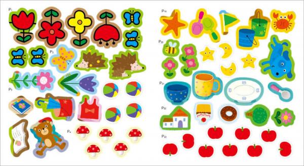 邦臣小红花·我的第一本数学启蒙贴纸游戏书 1