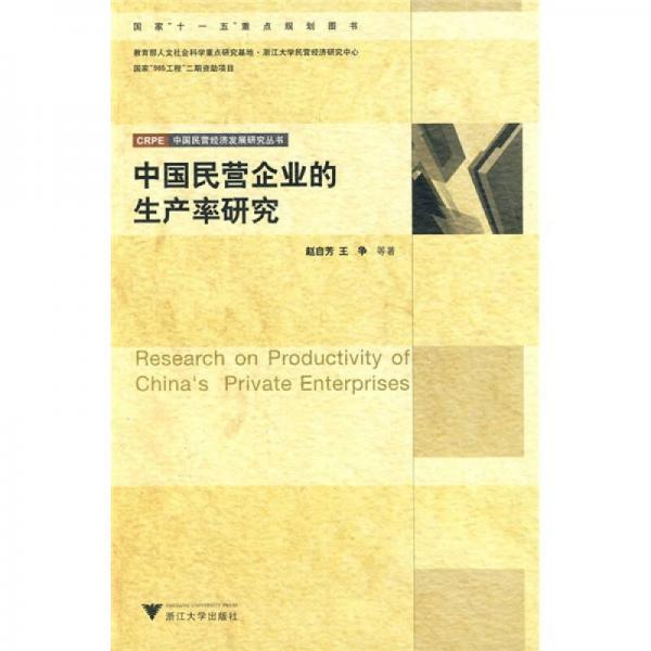 中國(guó)民營(yíng)企業(yè)生產(chǎn)效率研究