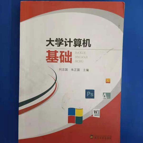 大學(xué)計(jì)算機(jī)基礎(chǔ) 何志國(guó) 朱正國(guó) 武漢大學(xué)出版社 9787307175648