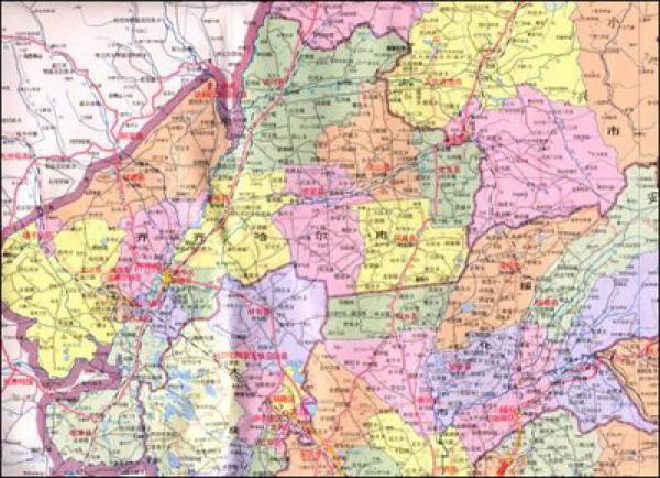 中华人民共和国省、自治区、直辖市系列地图：黑龙江省地图