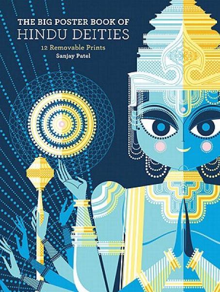 The Big Poster Book of Hindu Deities  12 Removab