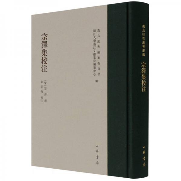 宗澤集校注(精)