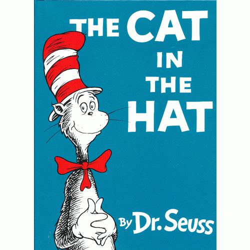 thecatinthehatbeginnerbookshardcoverbydrseuss苏斯博士戴高帽子的