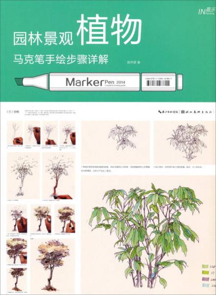最手繪：園林景觀馬克筆手繪步驟詳解