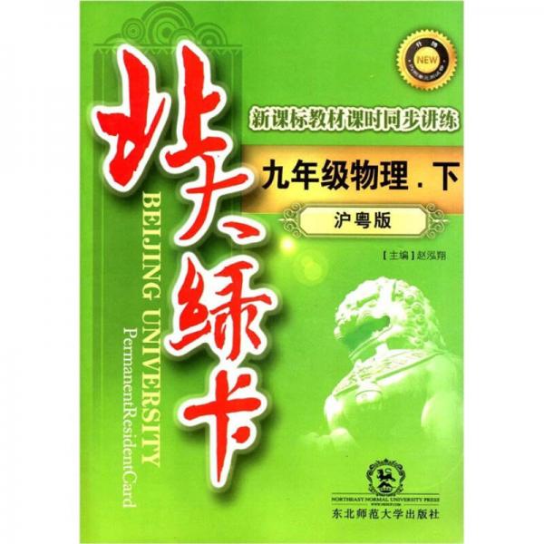 北大绿卡·新课标教材课时同步讲练：9年级物理