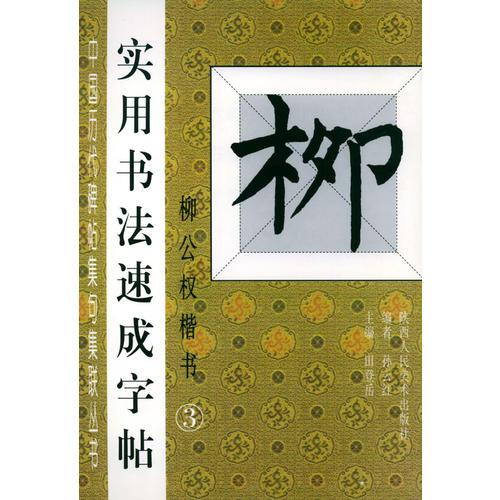 实用书法速成字帖（柳公权楷书3）——中国历代碑帖集句集联丛书