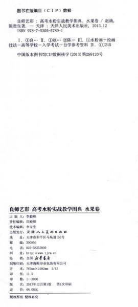 高考水粉实战教学图典：水果卷