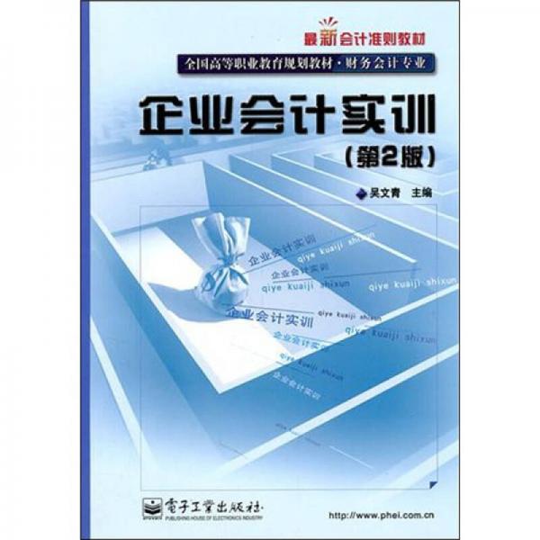 企業(yè)會(huì)計(jì)實(shí)訓(xùn)（第2版）