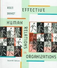 Effective human relations in organizations
