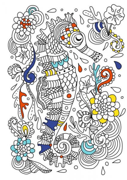 儿童创意手绘涂色书：奇妙的动物