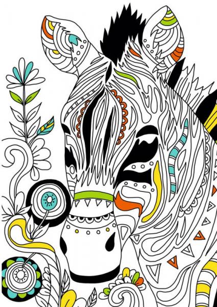 儿童创意手绘涂色书：奇妙的动物