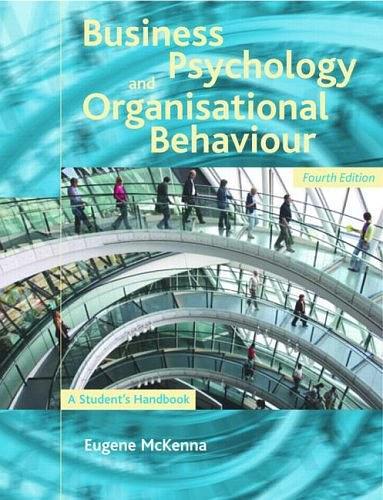 Business Psychology and Organisational Behaviour