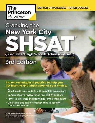 Cracking the New York City SHSAT ,  3rd Edition 
