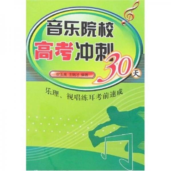 音乐院校高考冲刺30天:乐理、视唱练耳考前速成