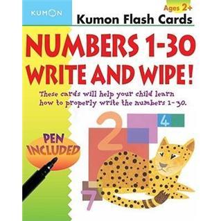 Numbers1-30Write&WipeFlashCards(KumonFlashCards)