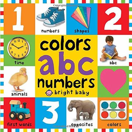 Big Board Books Colors, ABC, Numbers (First 100)宝宝大书：颜色、ABC、数字（1-100）