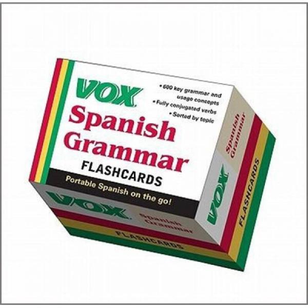 VOX Spanish Grammar Flashcards