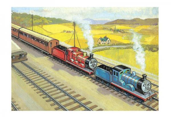 托马斯和朋友原著绘本 爱闯祸的小火车