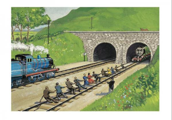 托马斯和朋友原著绘本 爱闯祸的小火车