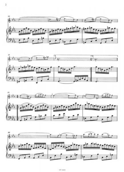 巴赫六首小提琴与拨弦键琴奏鸣曲（第2卷）（中外文对照）